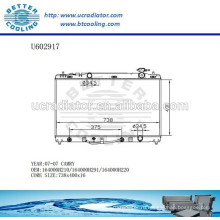 Алюминиевый радиатор для TOYOTA CAMRY 07-07 164000H210 / 164000H291 / 164000H220 Производитель и прямая продажа